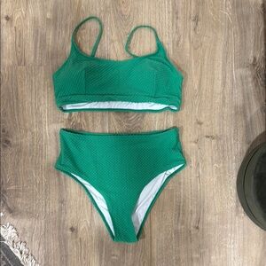 Green Women's Swimwear Set